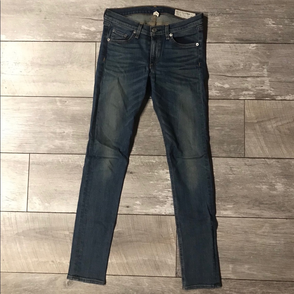 RAG & BONE Blue Skinny Jeans